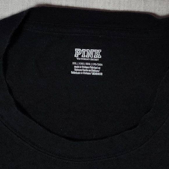 Vs PINK Victoria's Secret Long Sleeve with Floral Accents Size XXL - Picture 4 of 4